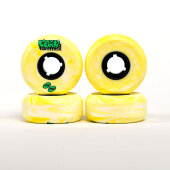 DEAD Wheels x BACEMINT Collab V2- 56mm/95a - Yellow Marble - Set of 4