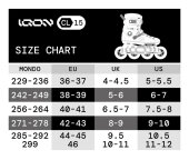 IQON Inlineskates CL15 Black 44-46