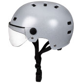 Ennui Skatehelm Clash weiß metallic