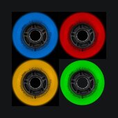 Powerslide Neons Leuchtrollen 80mm (4er-Pack)