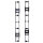Powerslide Racing Frames Triple X 13.2/4x110 Titanium/Blue 195