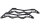 Powerslide Schiene Triple X HILO 12,8" 3x110/1x100 (Schwarz/Silber)