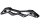 Powerslide Schiene Triple X HILO 12,8" 3x110/1x100 (Schwarz/Silber)