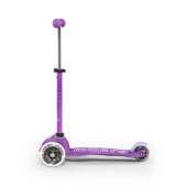 Mini Micro Deluxe LED Kickboard - Lila