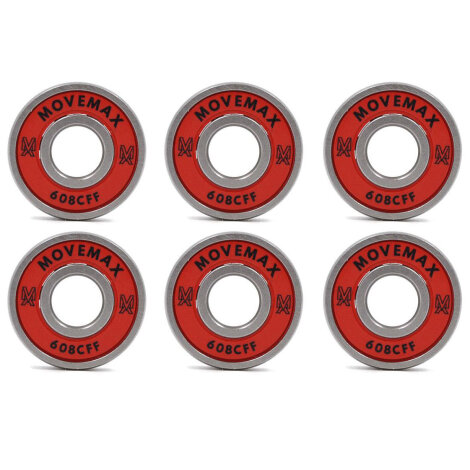 Set of 6  bearings for LED-wheels
