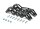 Rollerblade skate frame Overdrive 10.6" 4x84mm/3x100mm (black)