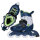 Playlife Kinderskates Khaan LTD Deep Blue 39-42