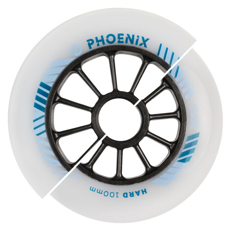 Powerslide Phoenix HiLo 6x110/2x100mm DD Speedrollen (8er-Pack) hard