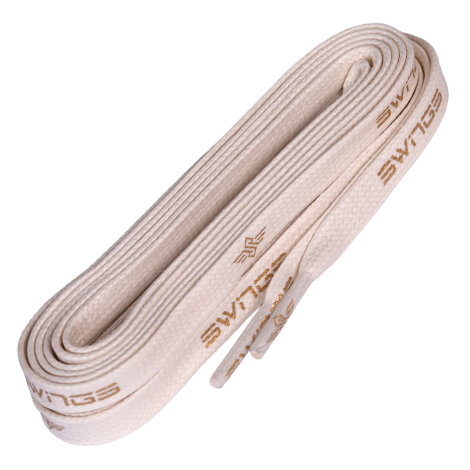 Powerslide Swings Waxed Superlaces Weiß Schnürsenkel 160cm