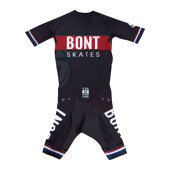 Bont Aero Rennanzug (schwarz/rot/weiß)