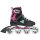 Rollerblade Inlineskates Macroblade 84 W (Schwarz/Burgundy/Ocean Green)