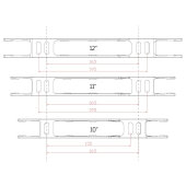Cádomotus Argon-TR4 Schiene | 3- und 4-Rollen Setup