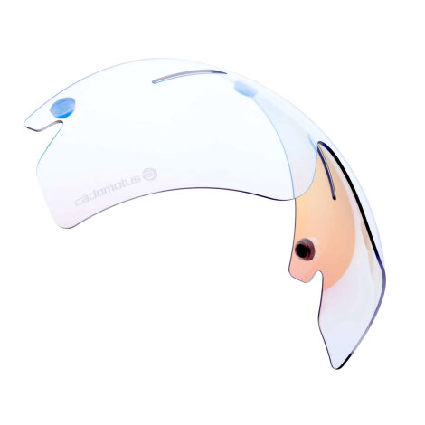 Visier für Omega & Sigma-II Aero Helm | SKY2.0 Arctic | Klare Linse + Ice Blue REVO®