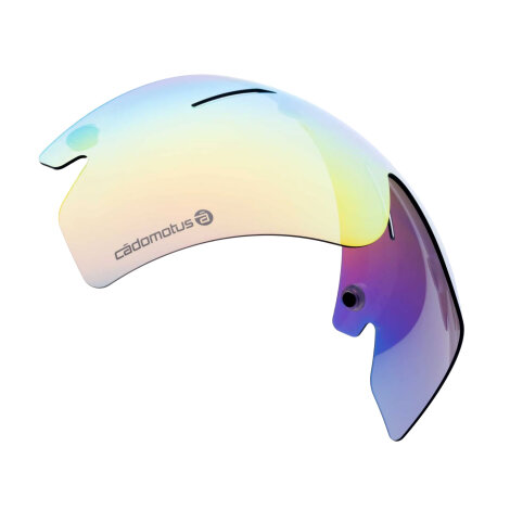 Visier für Omega & Sigma-II Aero Helm | SKY2.0 Citrine | Amberfarbene Linse + rote REVO® Beschichtung