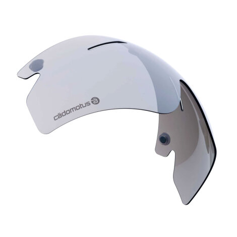 Visier für Omega & Sigma-II Aero Helm | SKY2.0 Quartz | Dunkelgraue Linse + schwarz blaue REVO® Beschichtung