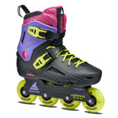 Rollerblade freeskate Lightning TRS 80 (Black/Purple/Pink/Lime)