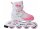 Roces Kinderskate Jokey X (Weiß/Pink)