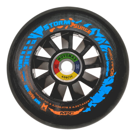 MPC Inlineskate Regenrolle Storm Surge X-Grip 90mm Rollenset