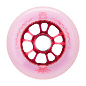 FR Inline Skate Aluminium 100mm DUAL Rolle - rot