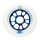 FR Inline Skate Aluminium 100mm Rolle - blau